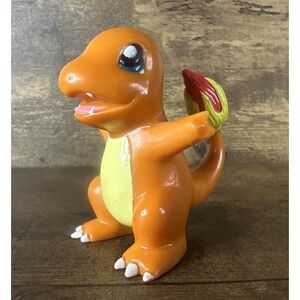 Rare 2000 Nintendo Pokemon Bakery Crafts Chamander 2.75"  PVC Figurine Figure
